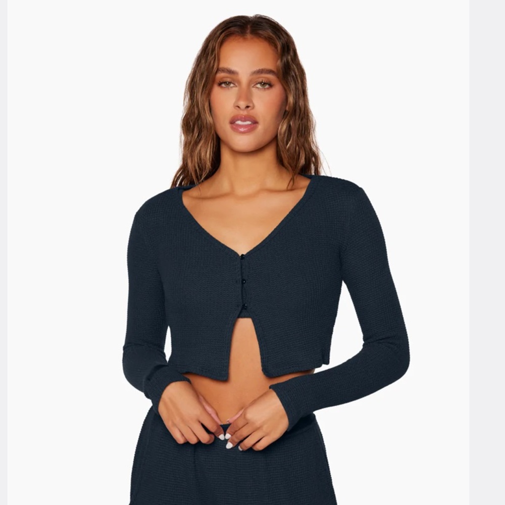 Lounge Mini Cardigan - Oxford